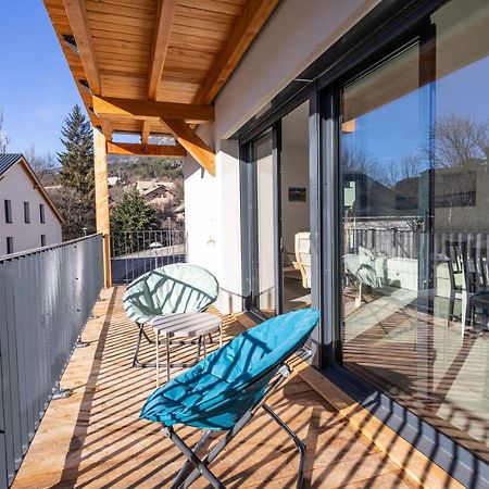 Apartamento Au Calme Des Sommets - Vue Montagne Embrun Exterior foto